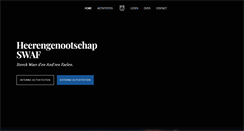 Desktop Screenshot of heerenswaf.nl